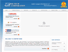 Tablet Screenshot of hitechcorporation.org